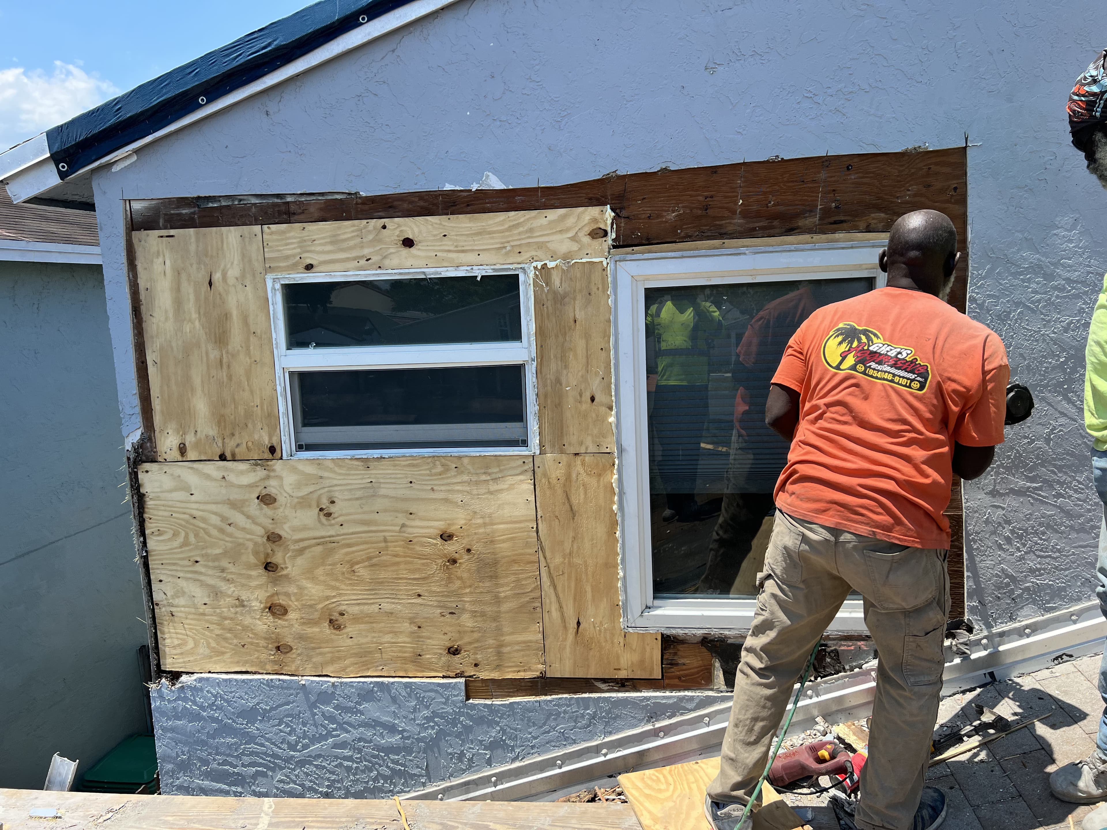 Plastering project