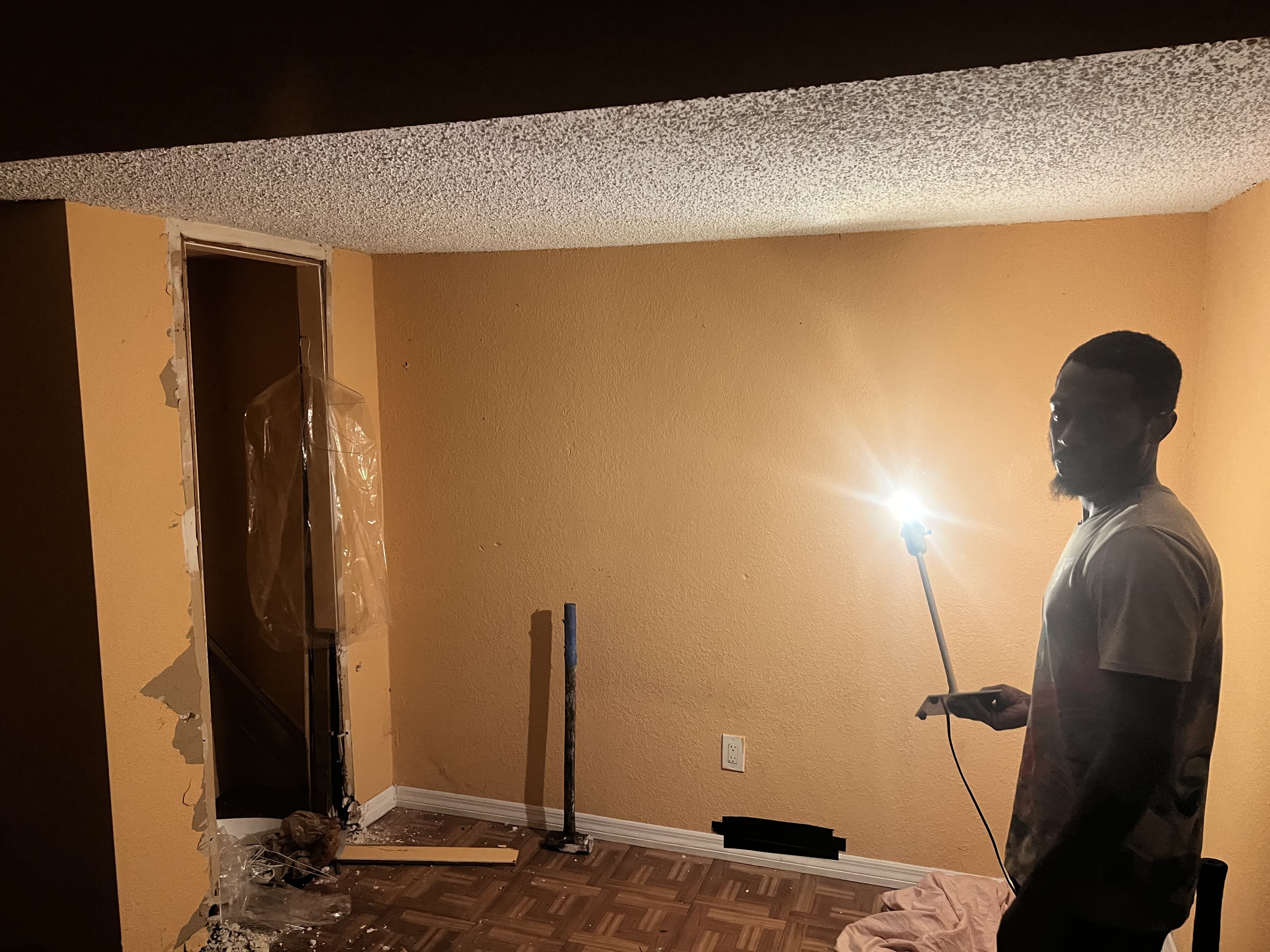 Plastering project